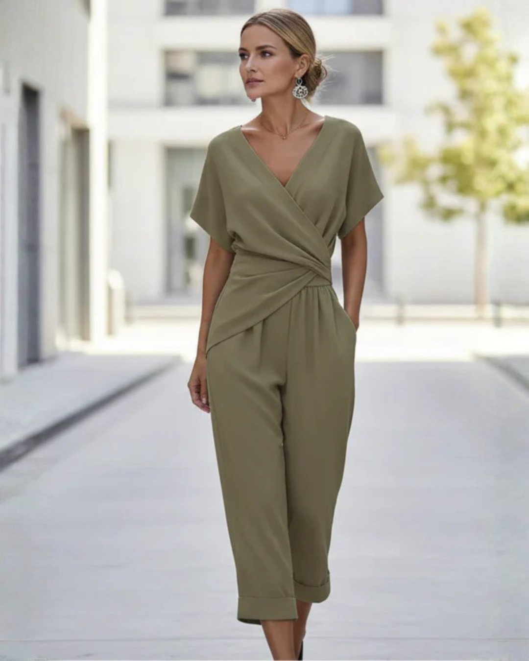 Soft Pleat Jumpsuit