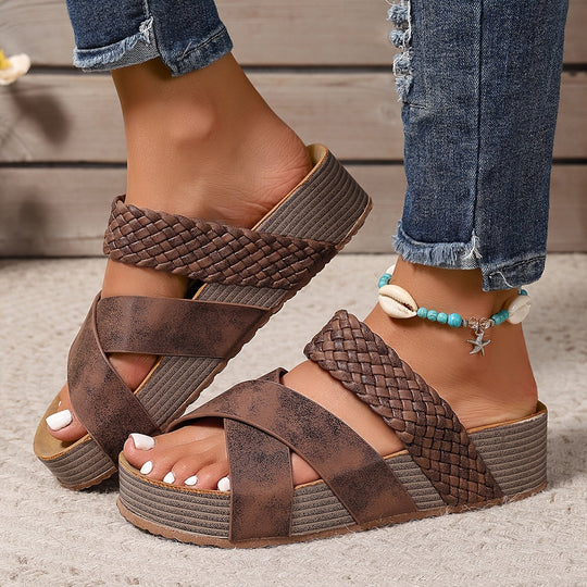 Cross Strap Slides