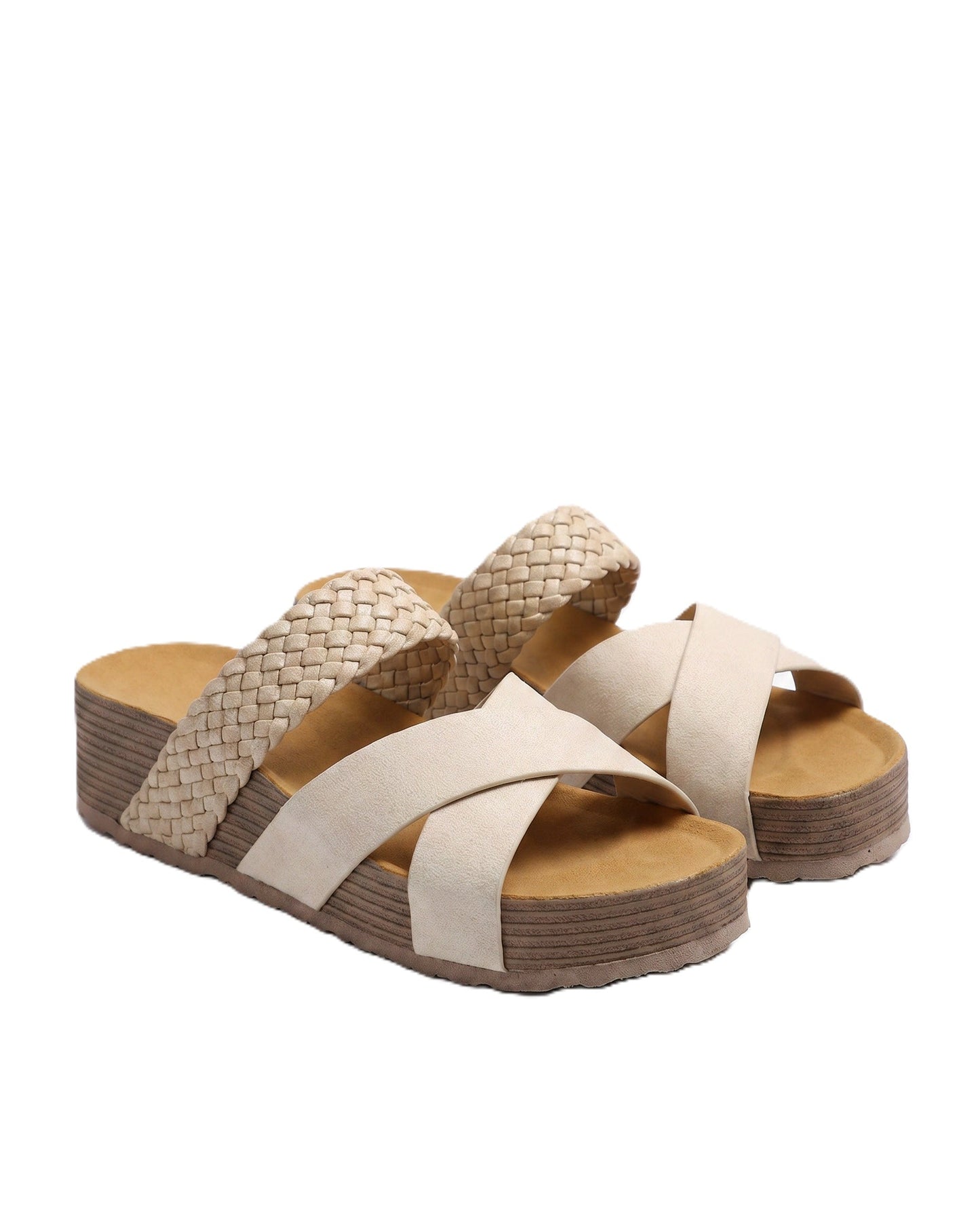 Cross Strap Slides
