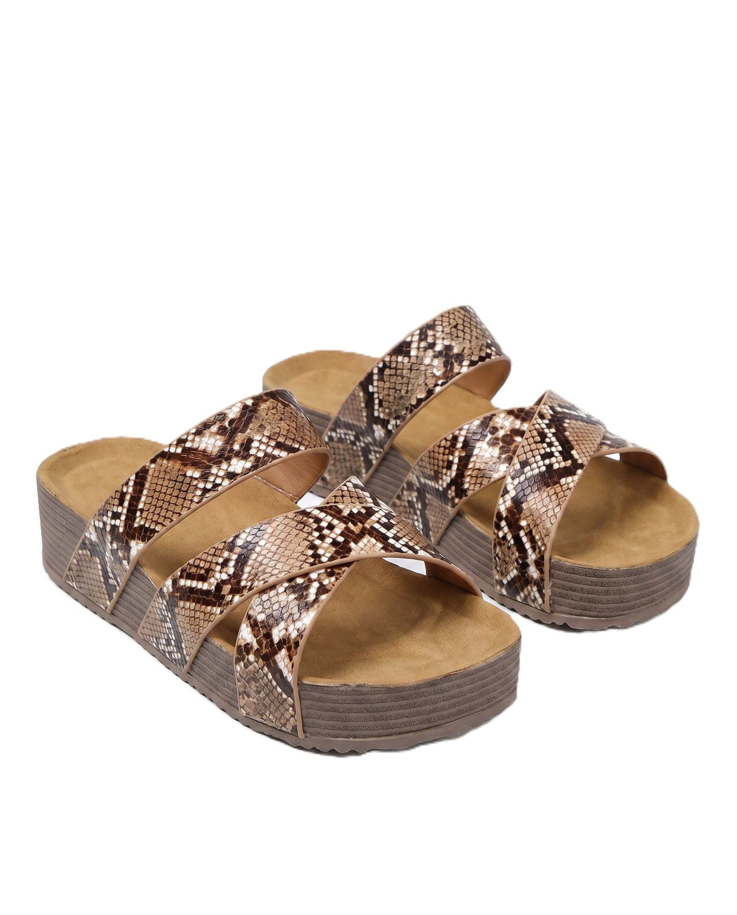 Cross Strap Slides