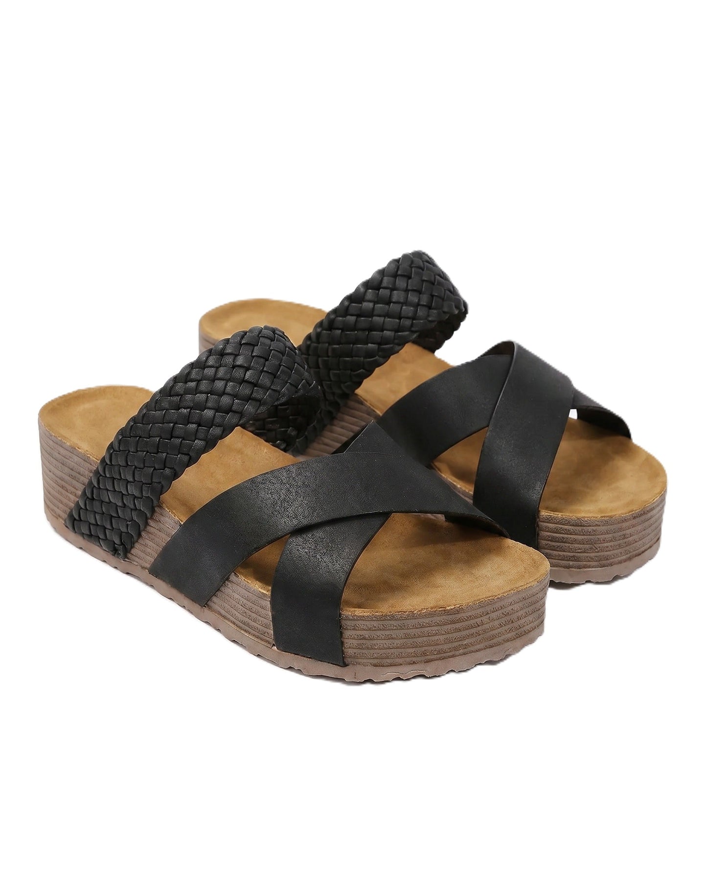 Cross Strap Slides