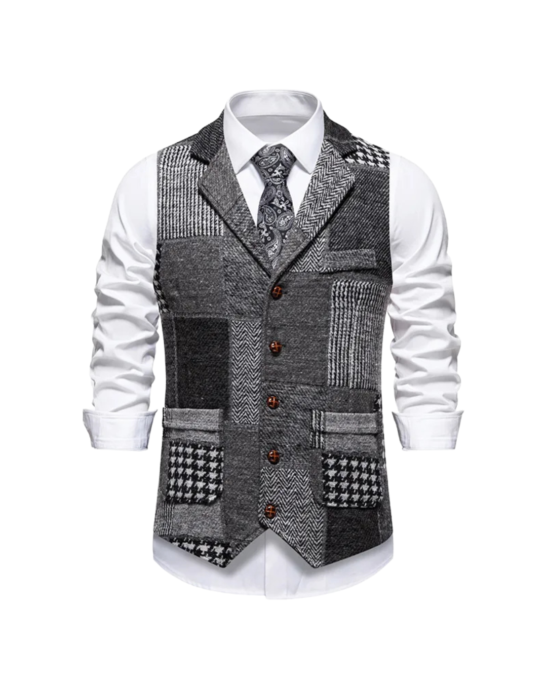 Sharp Grid Vest