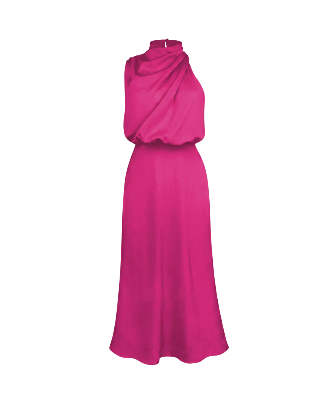 Satin Curtain Dress