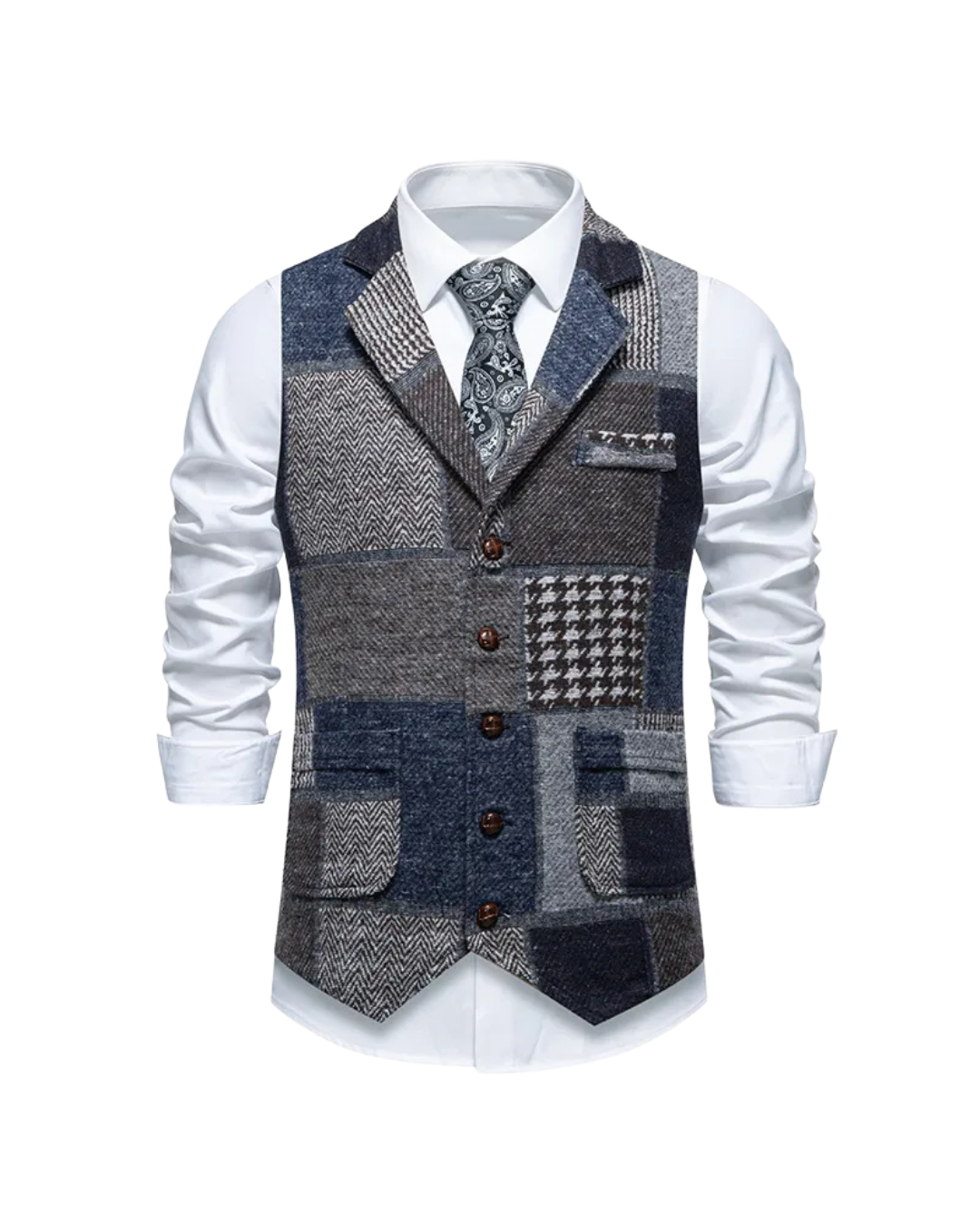 Sharp Grid Vest