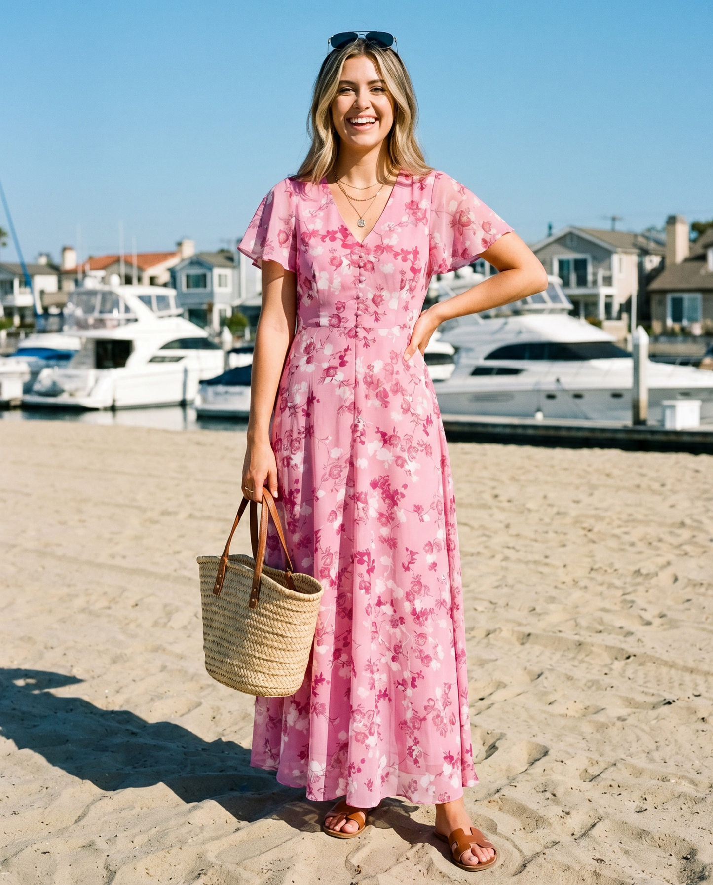 Floating Wrap Dress