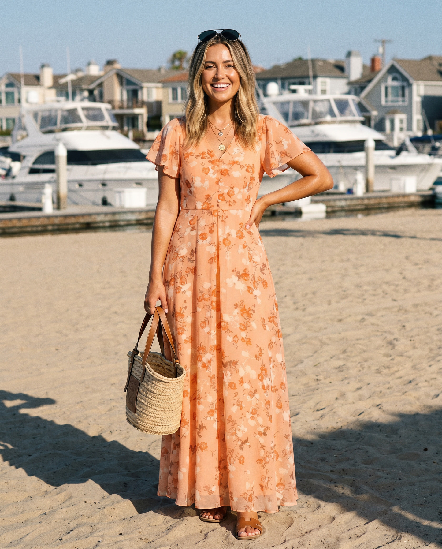 Floating Wrap Dress