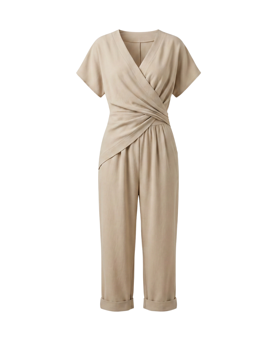 Soft Pleat Jumpsuit