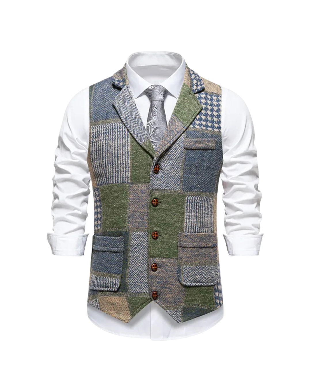 Sharp Grid Vest