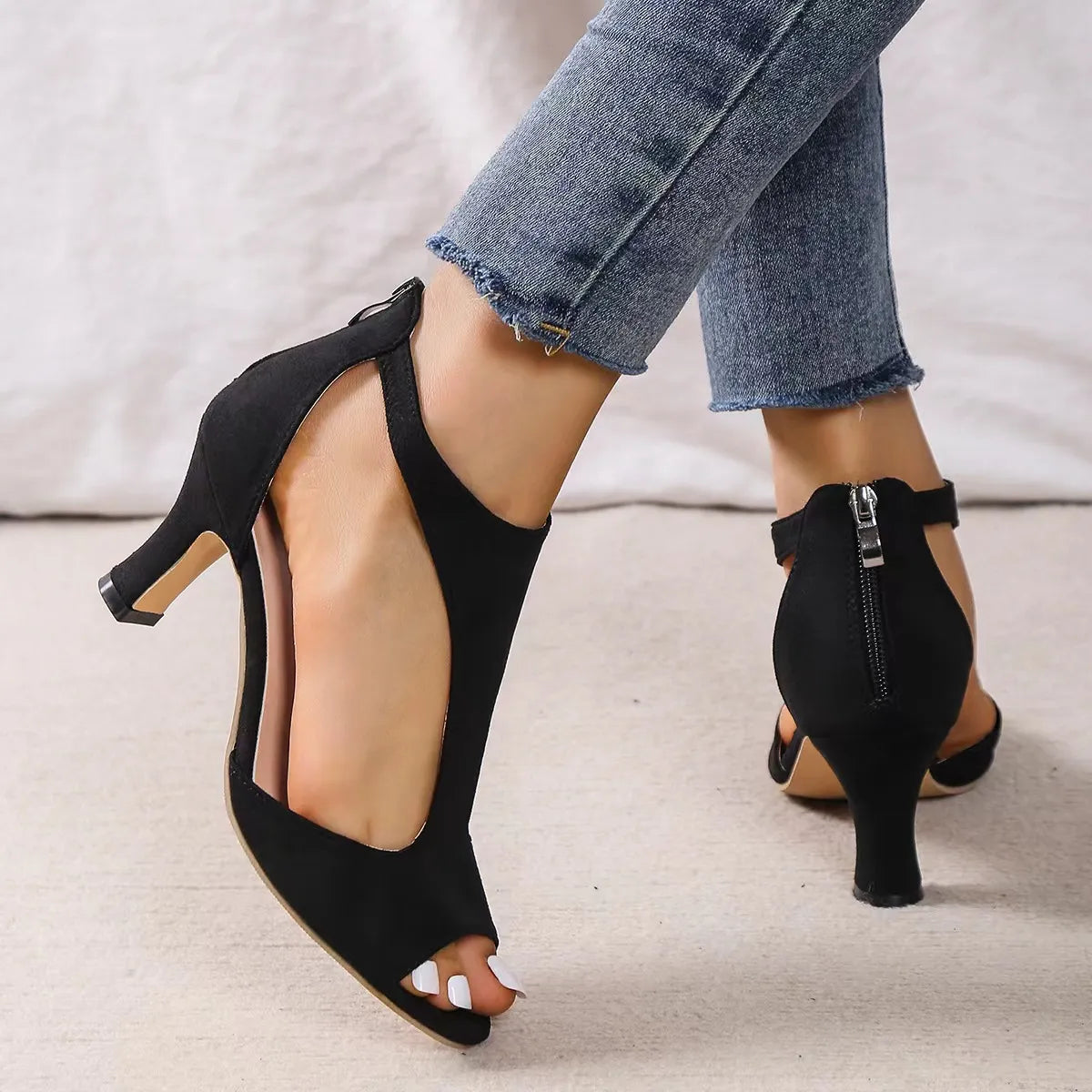 Stiletto Cut Heels