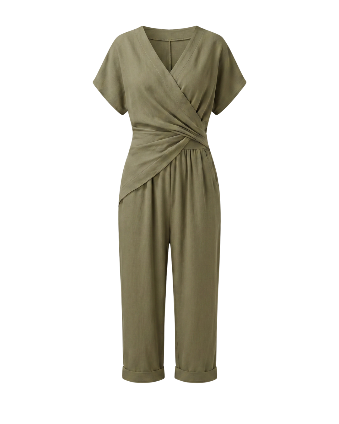 Soft Pleat Jumpsuit