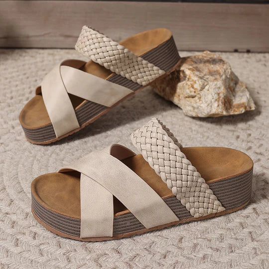 Cross Strap Slides