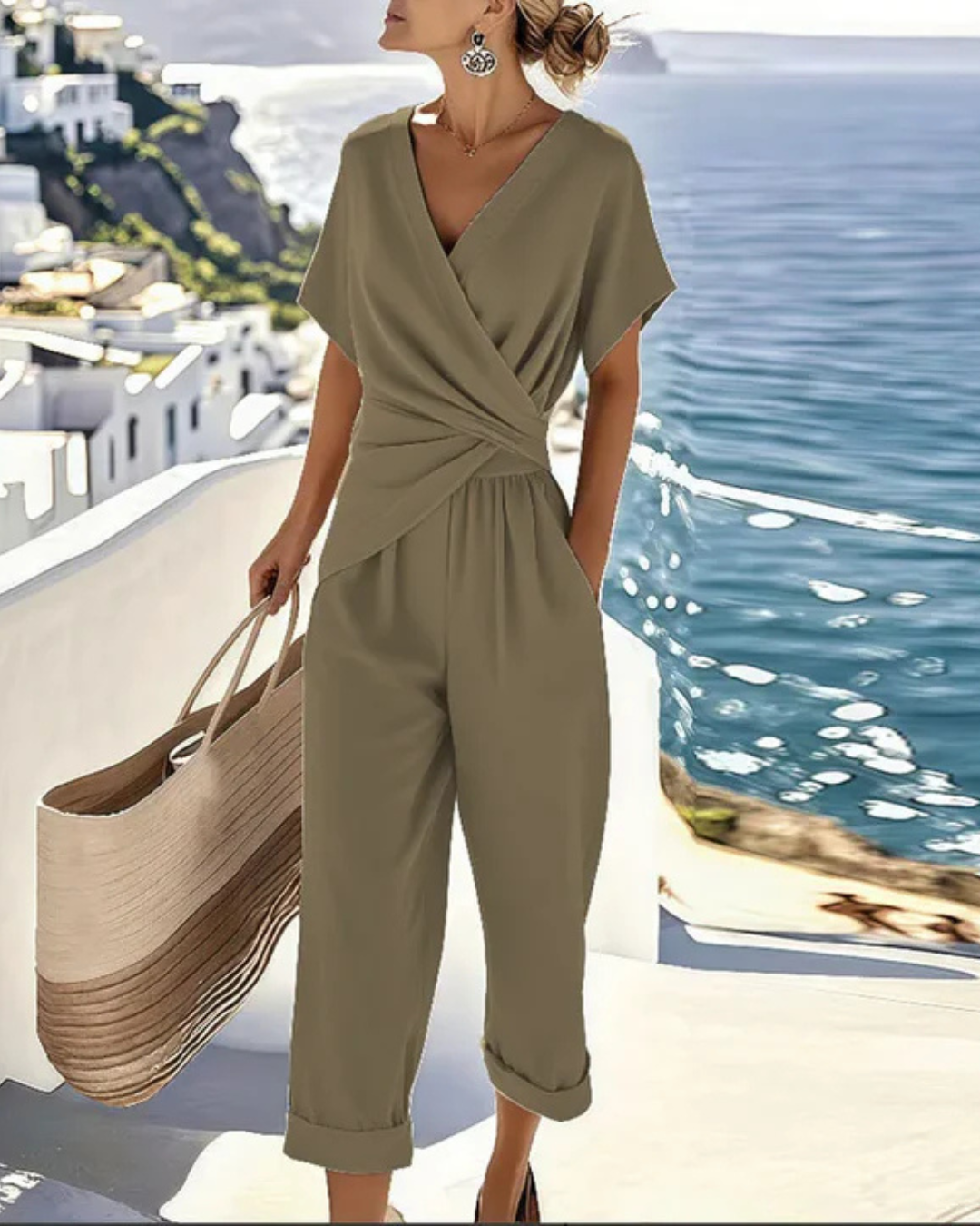 Soft Pleat Jumpsuit