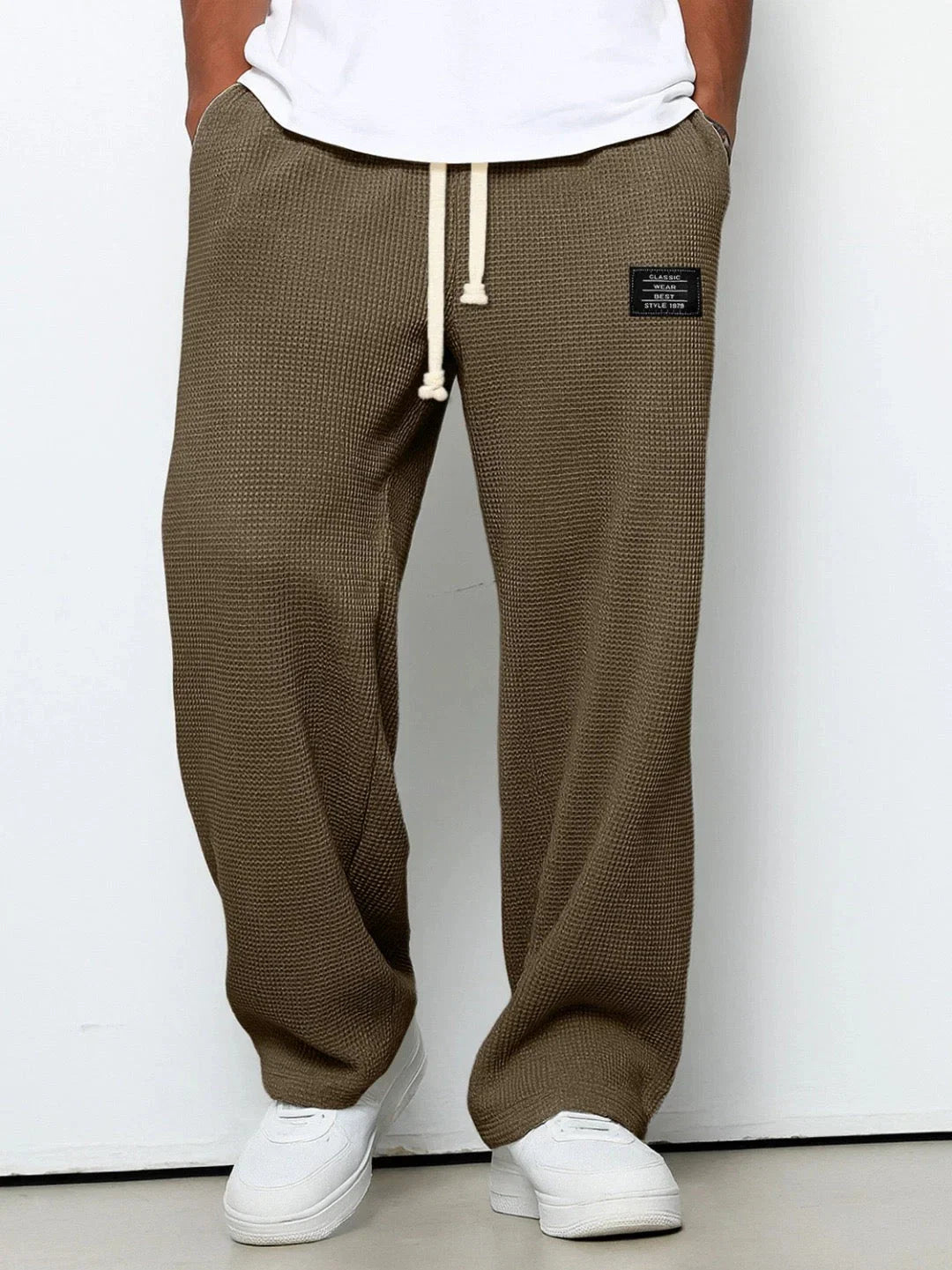 Waffle Grid Pants