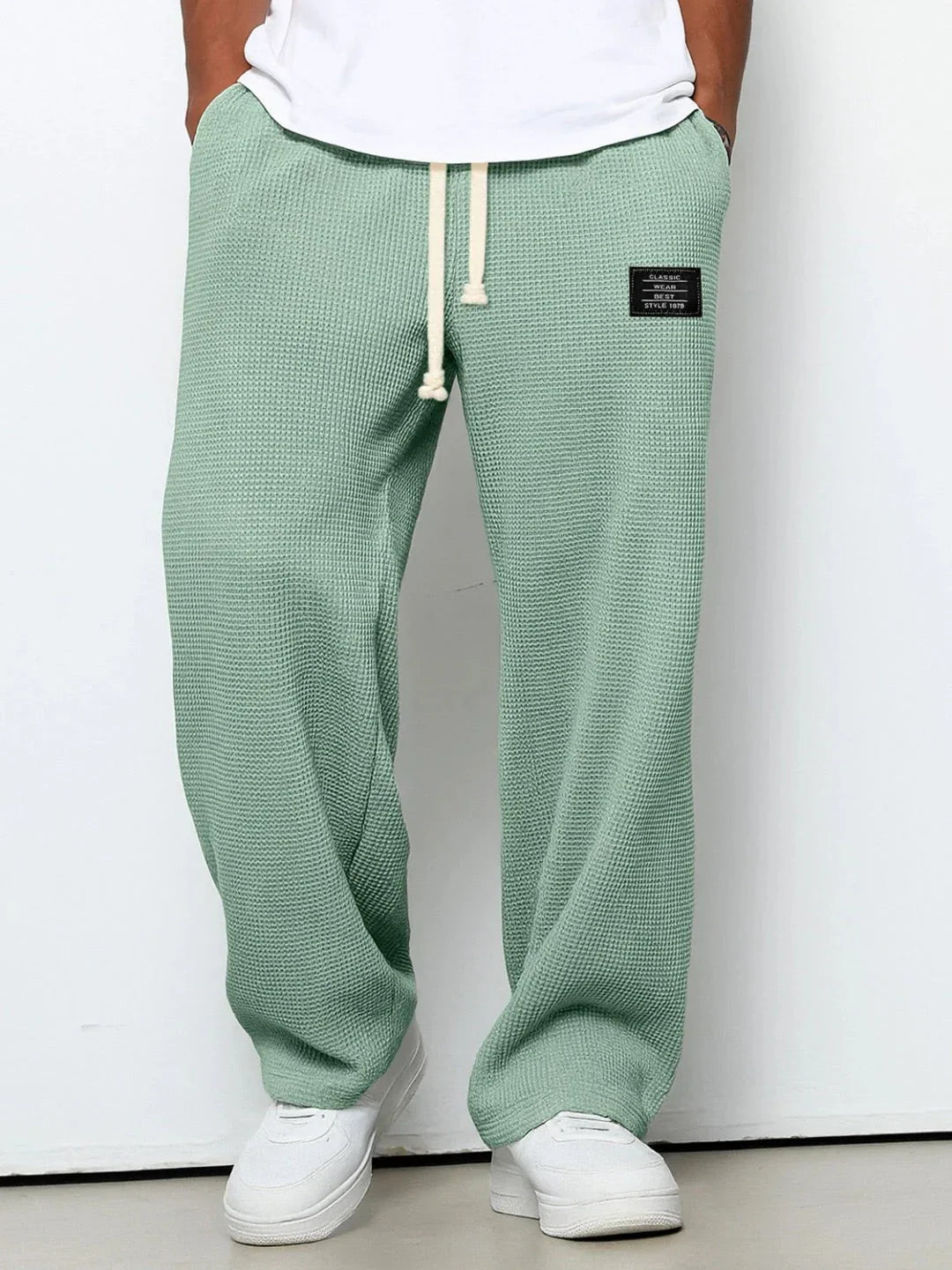 Waffle Grid Pants