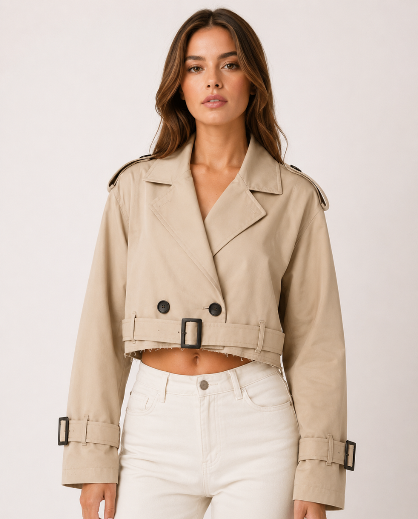 Gabardina Cropped Milan