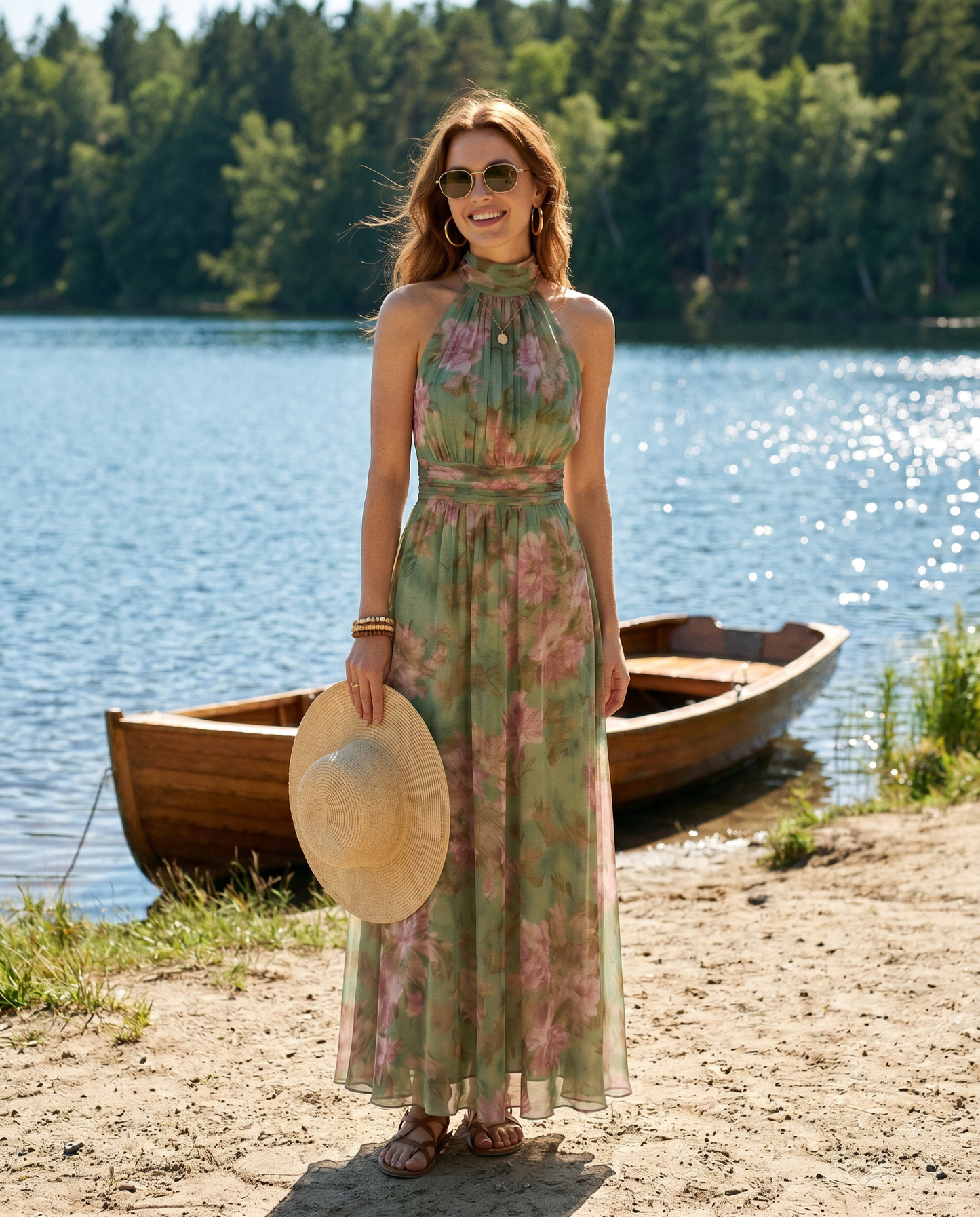 Green Petal Dress