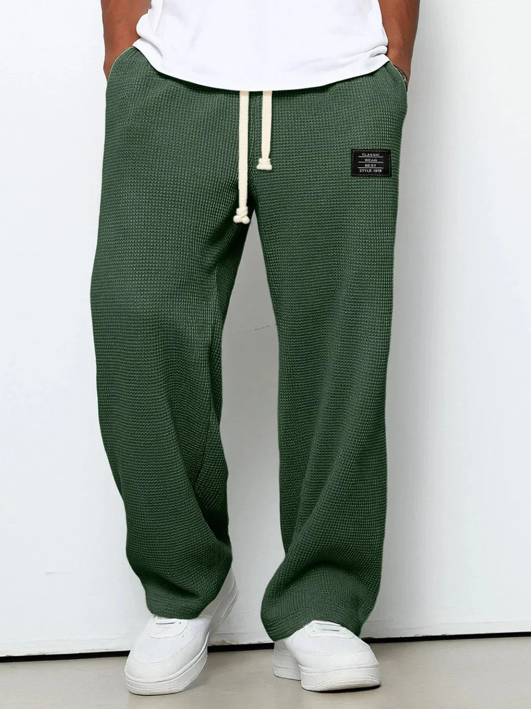 Waffle Grid Pants