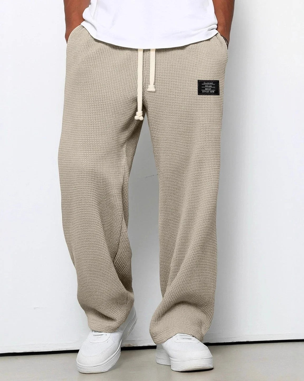 Waffle Grid Pants
