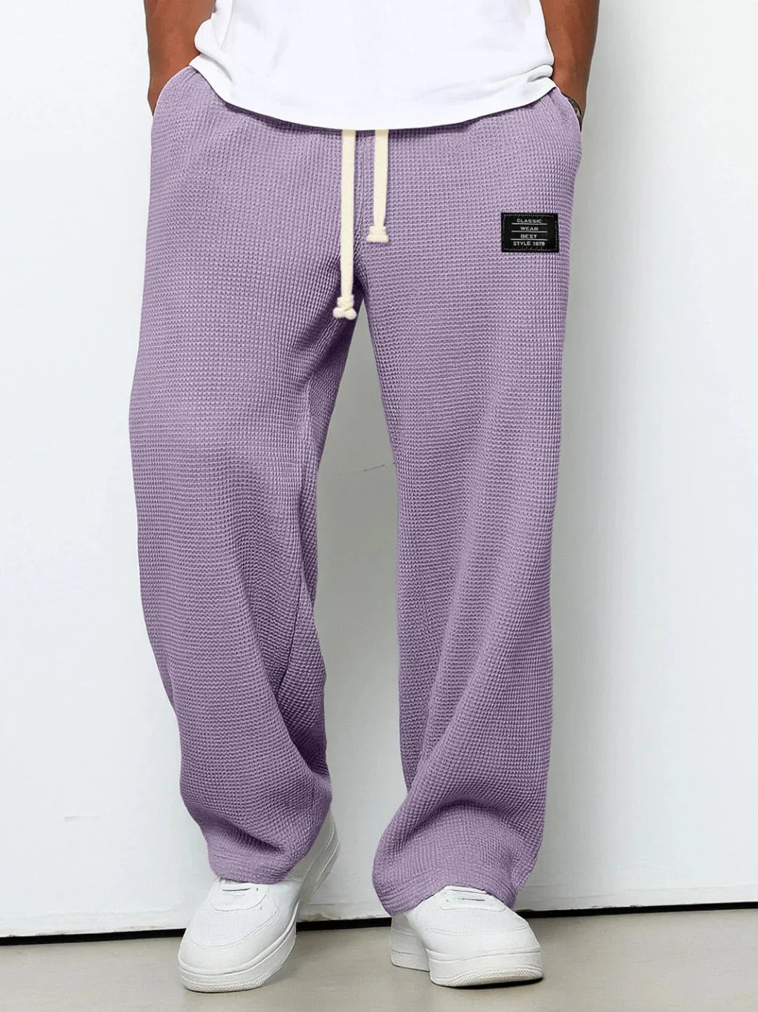 Waffle Grid Pants