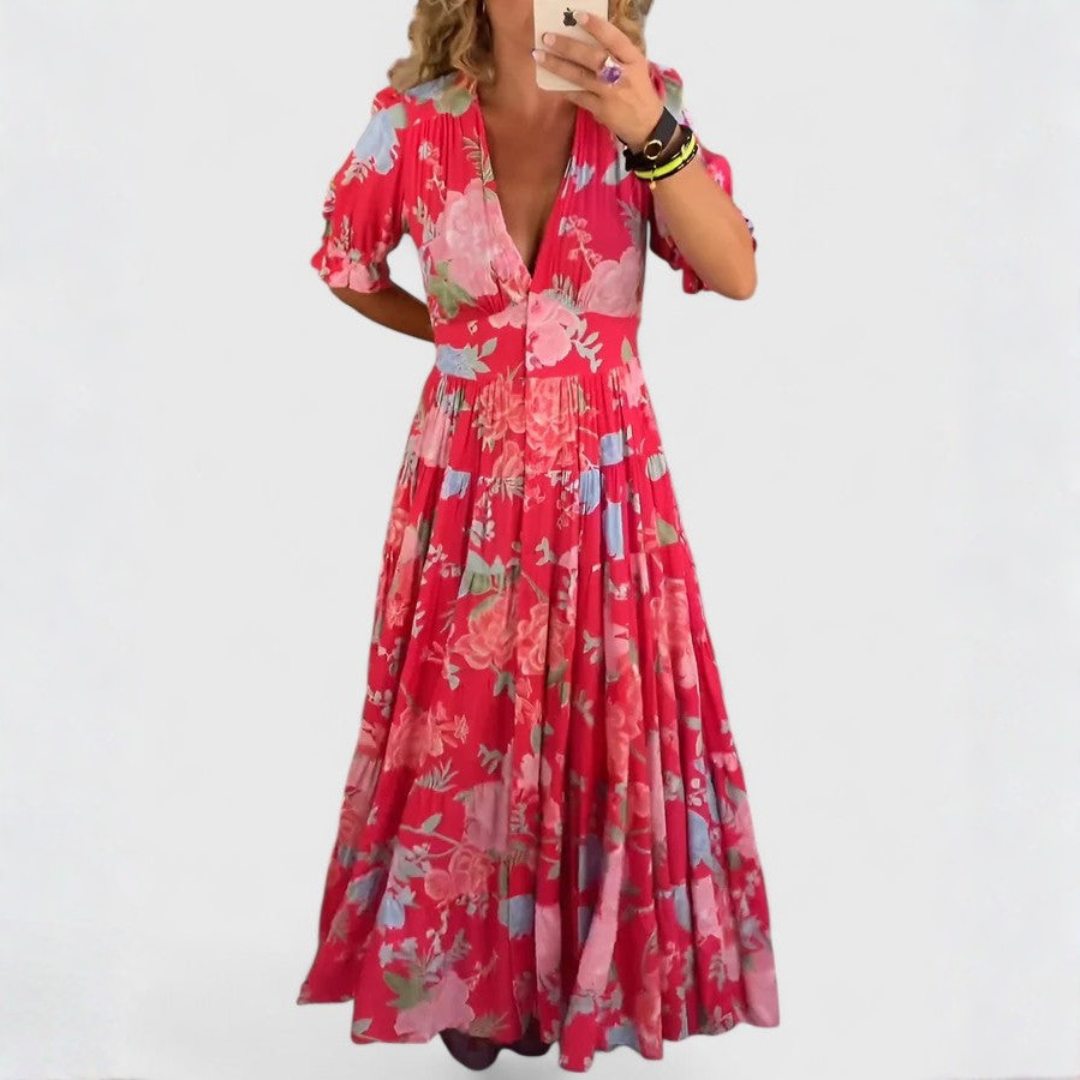Field Print Dress