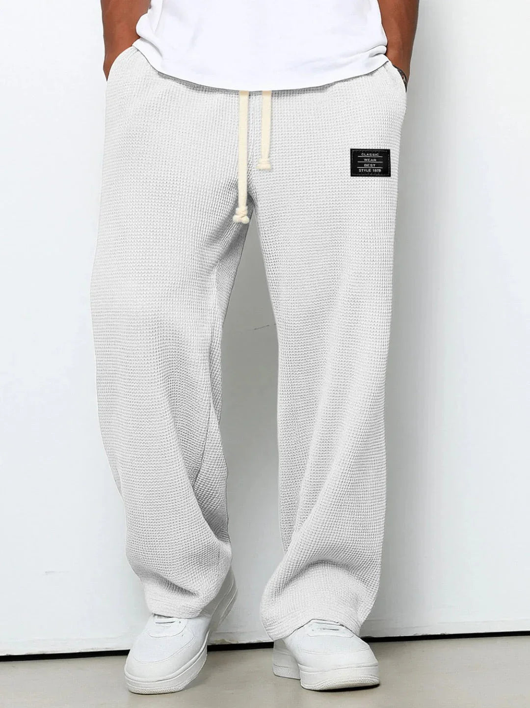 Waffle Grid Pants