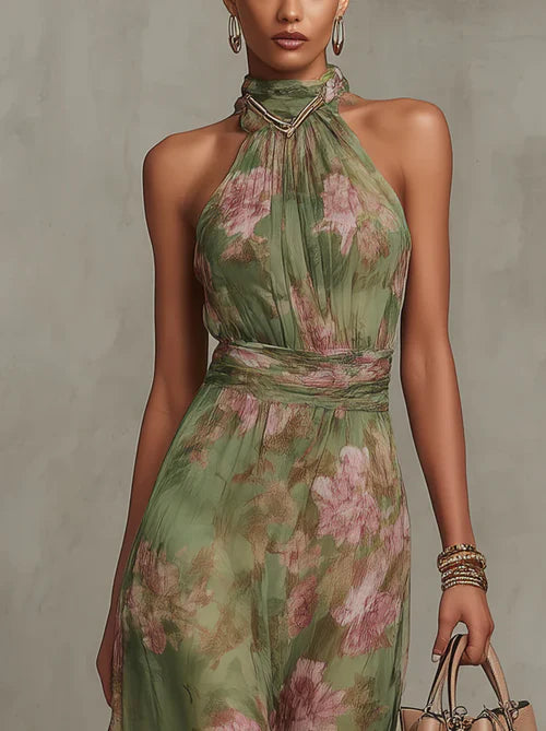 Green Petal Dress