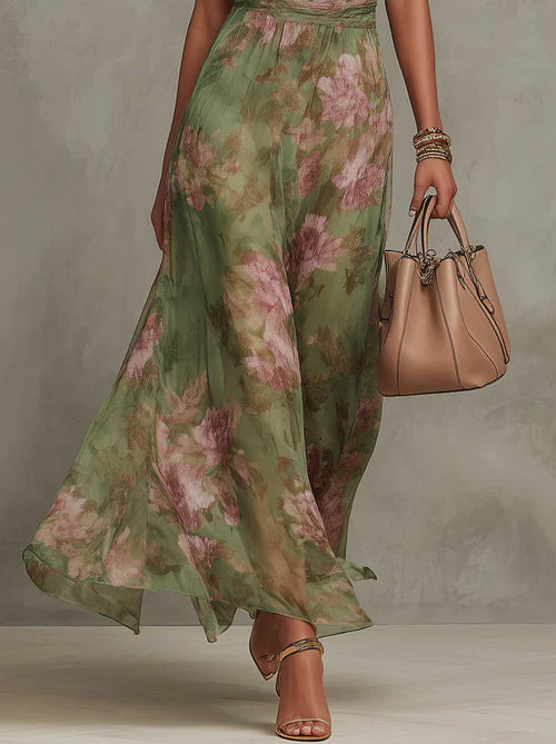 Green Petal Dress