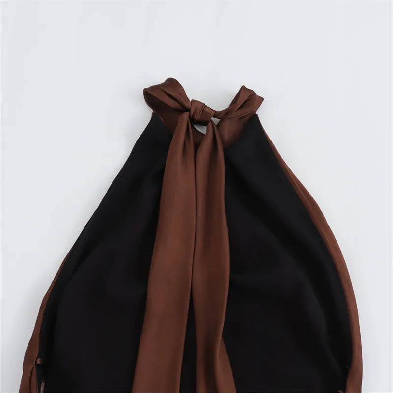 Satin Gate Dress