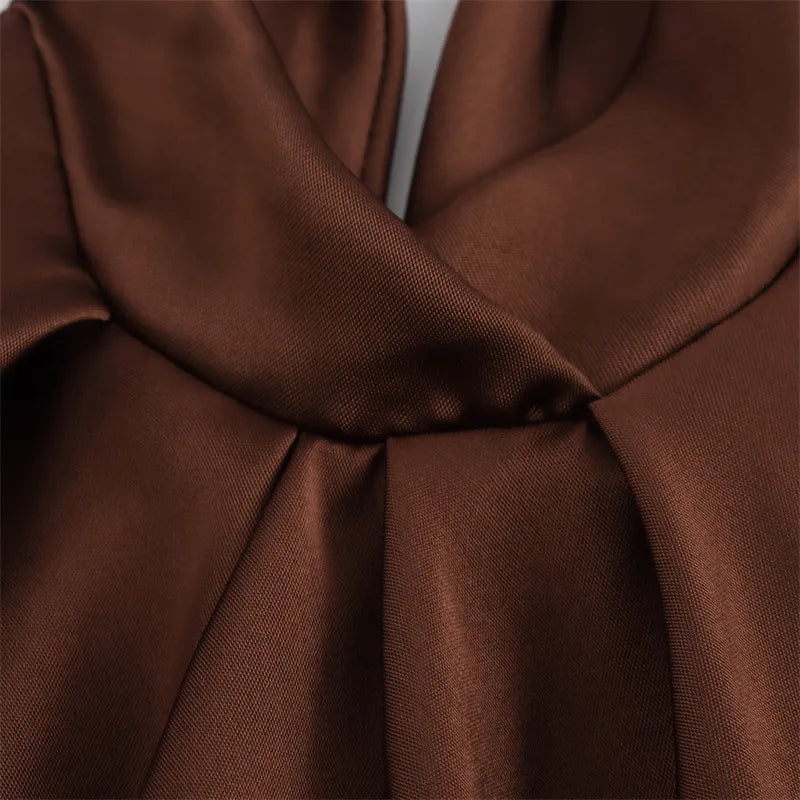 Satin Gate Dress