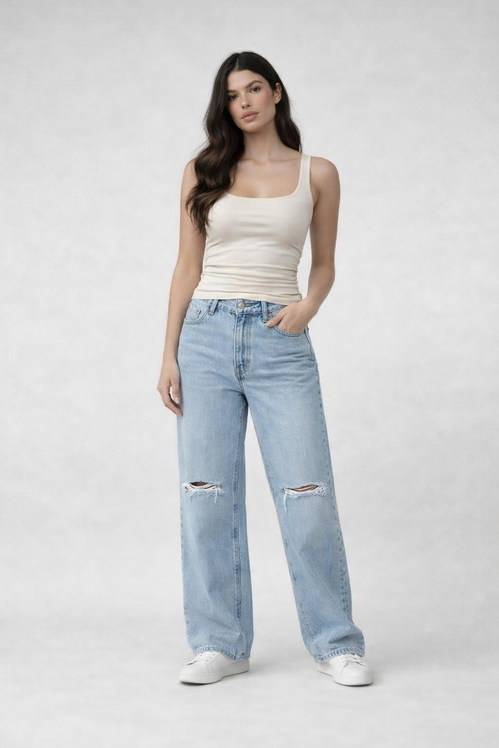 Square Line Top