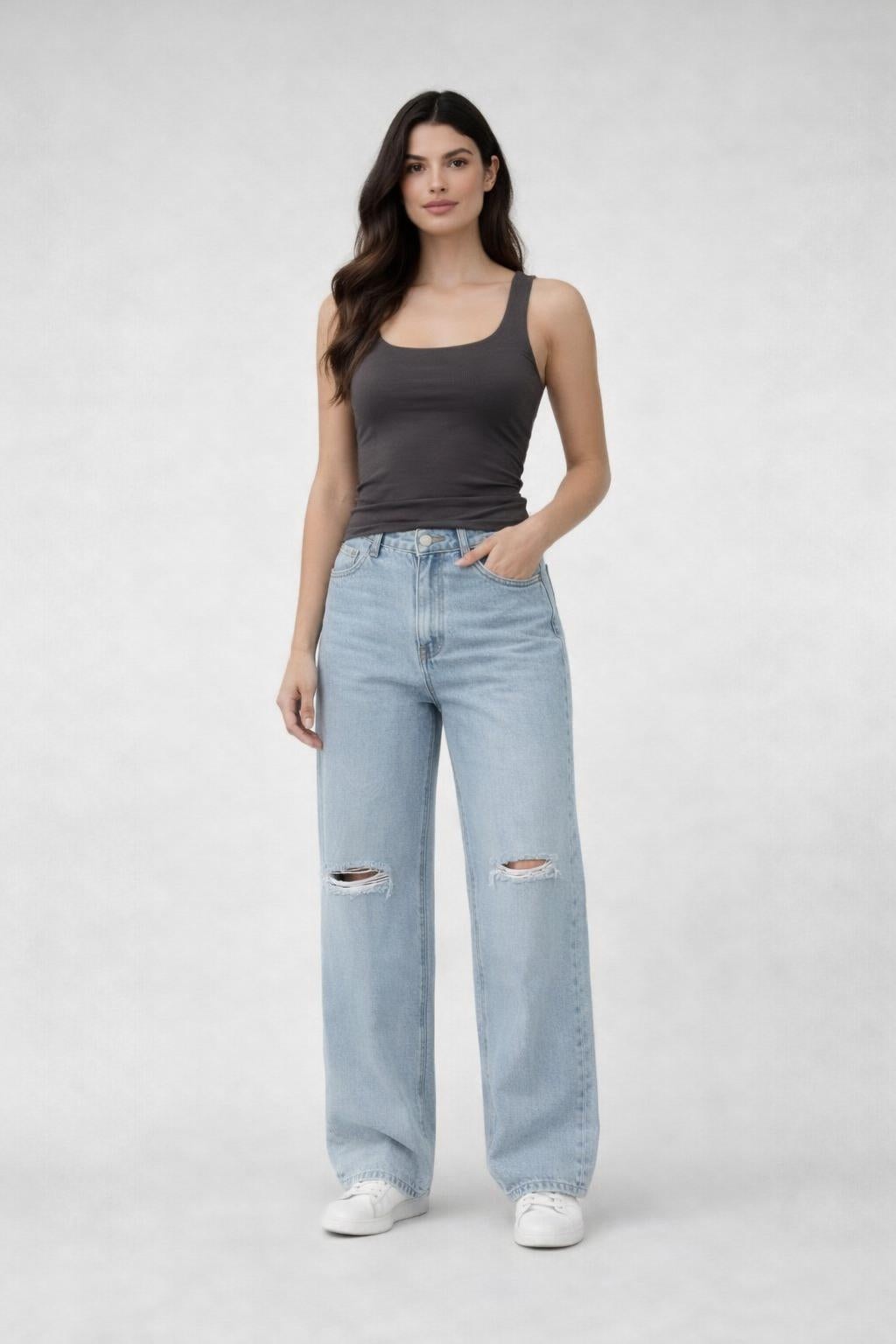 Square Line Top